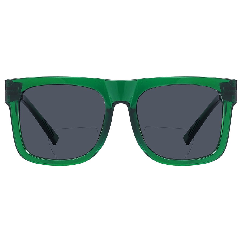 Square Screwless Bifocal Sunglasses Sunshine Readers Women Men