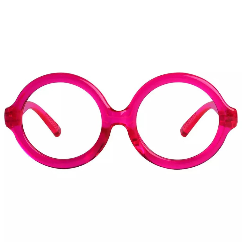 Reading Glasses Oversize Round Metalless Screwless Spec Women