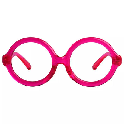 Reading Glasses Oversize Round Metalless Screwless Spec Women