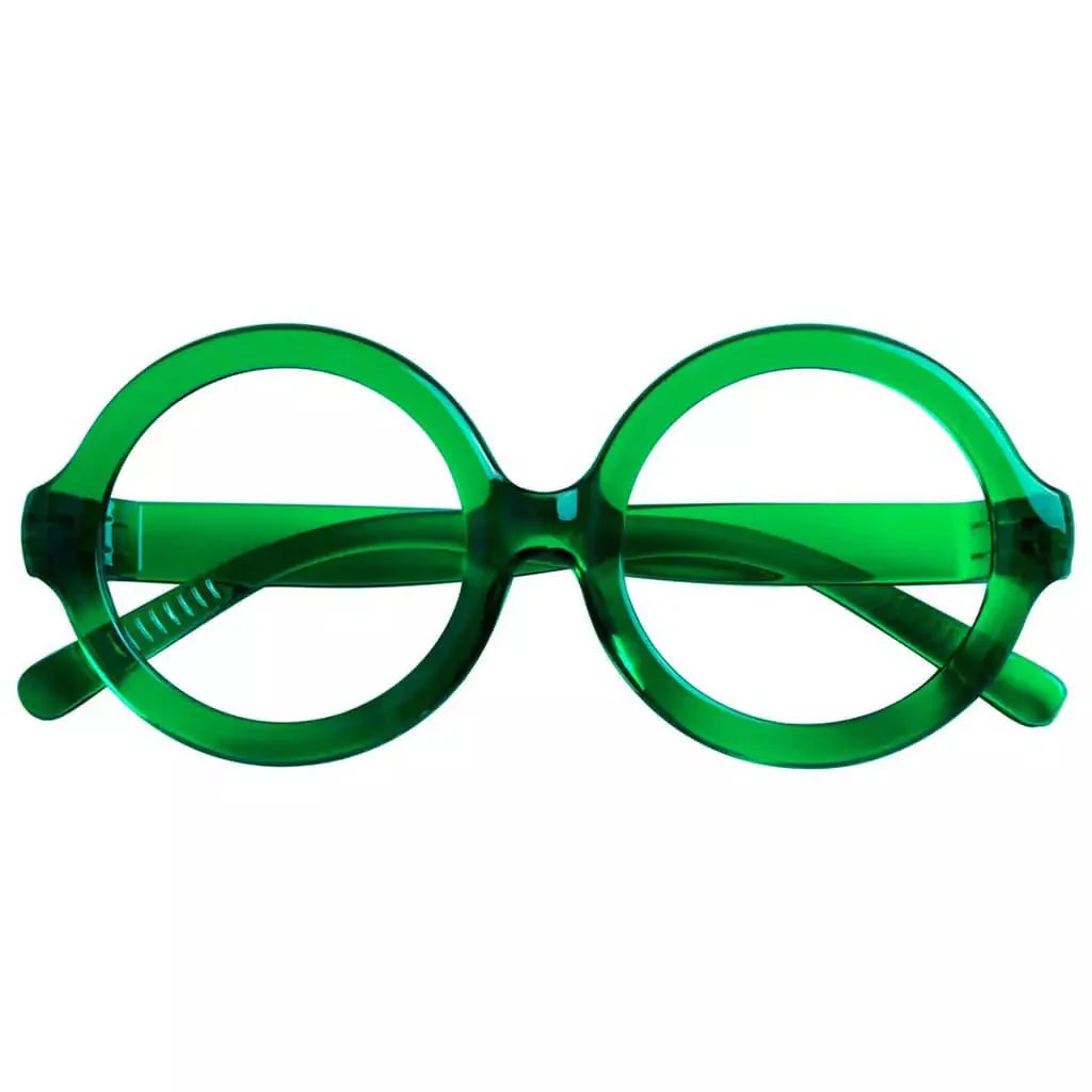 Reading Glasses Oversize Round Metalless Screwless Spec Women