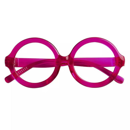 Reading Glasses Oversize Round Metalless Screwless Spec Women