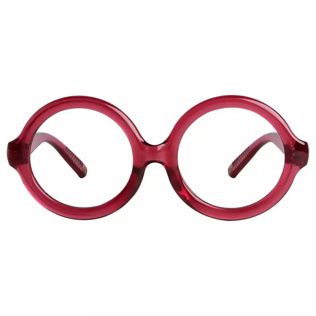 Reading Glasses Oversize Round Metalless Screwless Spec Women