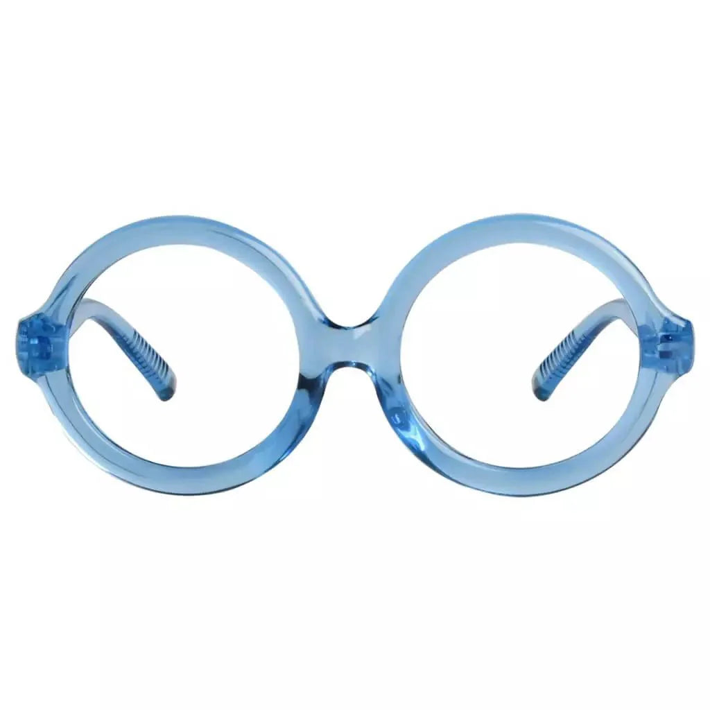 Reading Glasses Oversize Round Metalless Screwless Spec Women