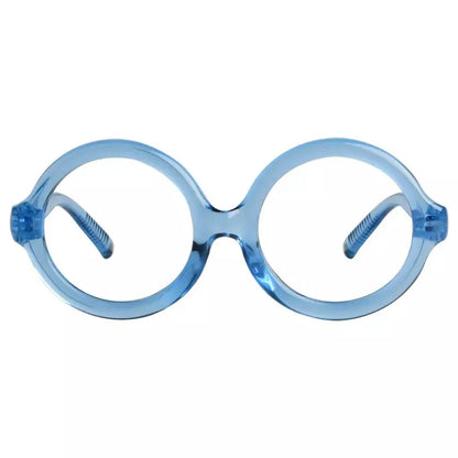 Reading Glasses Oversize Round Metalless Screwless Spec Women