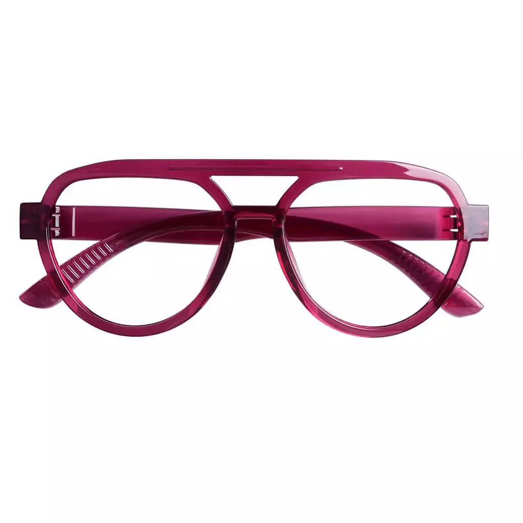 Reading Glasses Oversize Pilot Metalless Screwless Spec Women