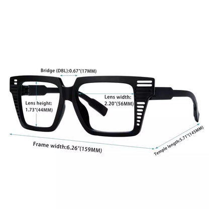 Reading Glasses Oversize Huge Metalless Screwless Spec Women
