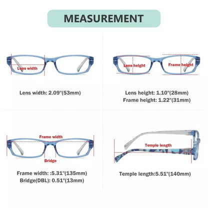 Reading Glasses Screwless Metalless Pattern Readers Women