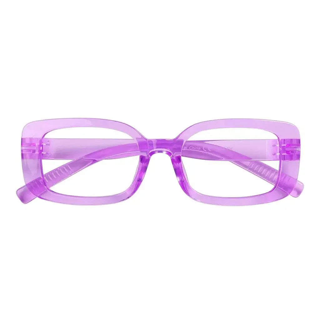 Reading Glasses Rectangle Metalless Screwless Spec Women Men