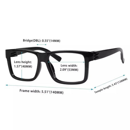 Reading Glasses Large Frame Metalless Screwless Spec Women Men