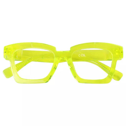 Reading Glasses Square Metalless Screwless Spec Women