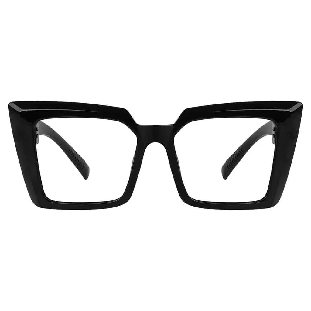 Eyeglasses Oversize Metalless Screwless Spec Women Zero Power