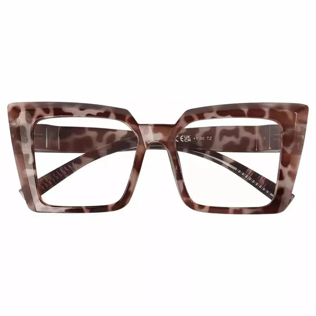Eyeglasses Oversize Metalless Screwless Spec Women Zero Power