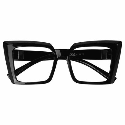 Eyeglasses Oversize Metalless Screwless Spec Women Zero Power