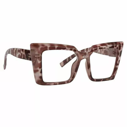Eyeglasses Oversize Metalless Screwless Spec Women Zero Power