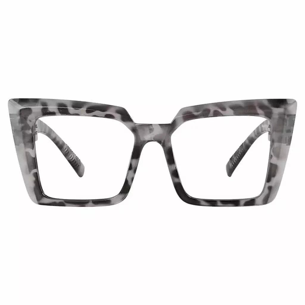 Eyeglasses Oversize Metalless Screwless Spec Women Zero Power