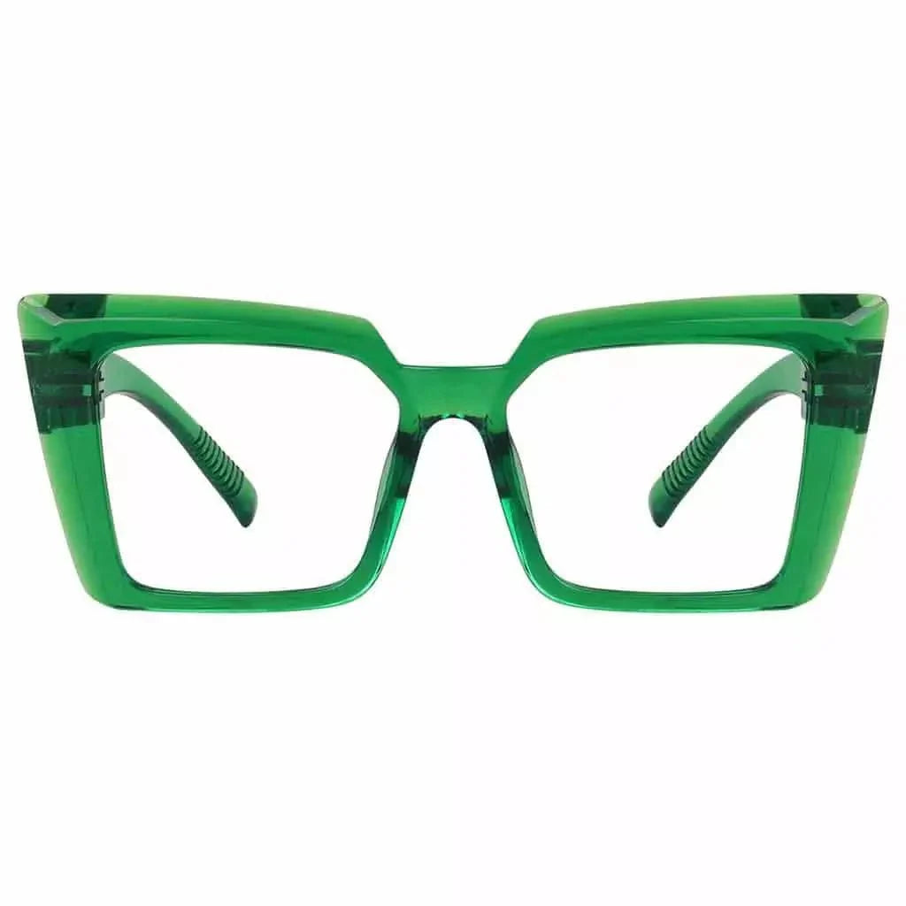 Eyeglasses Oversize Metalless Screwless Spec Women Zero Power