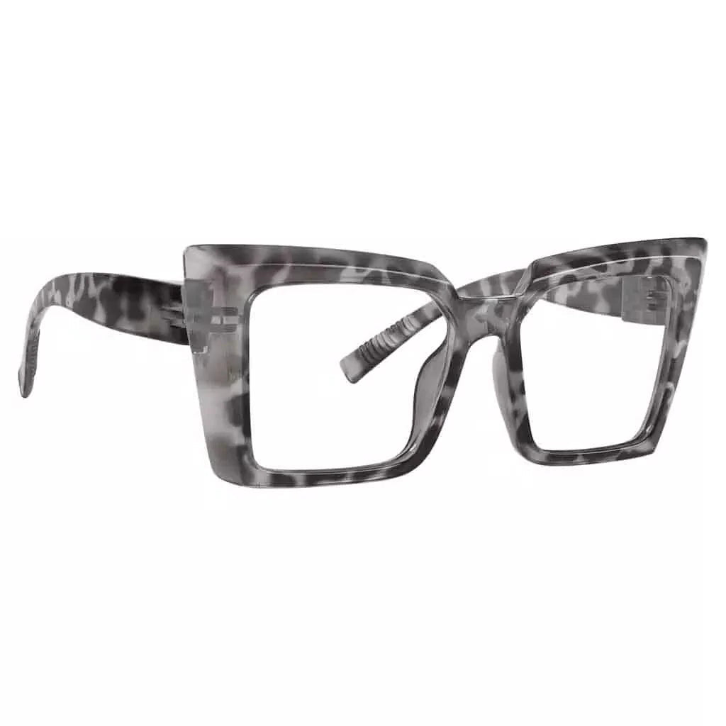 Eyeglasses Oversize Metalless Screwless Spec Women Zero Power