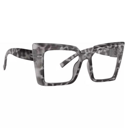 Eyeglasses Oversize Metalless Screwless Spec Women Zero Power