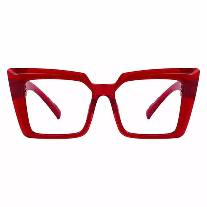 Eyeglasses Oversize Metalless Screwless Spec Women Zero Power
