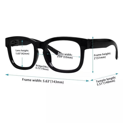 Reading Glasses Square Metalless Screwless Spec Women