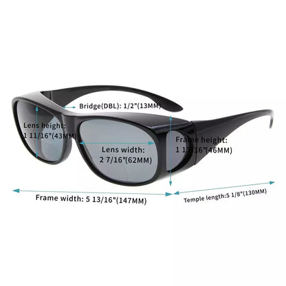 Cgbcr Polarized Bifocal Sunglasses
